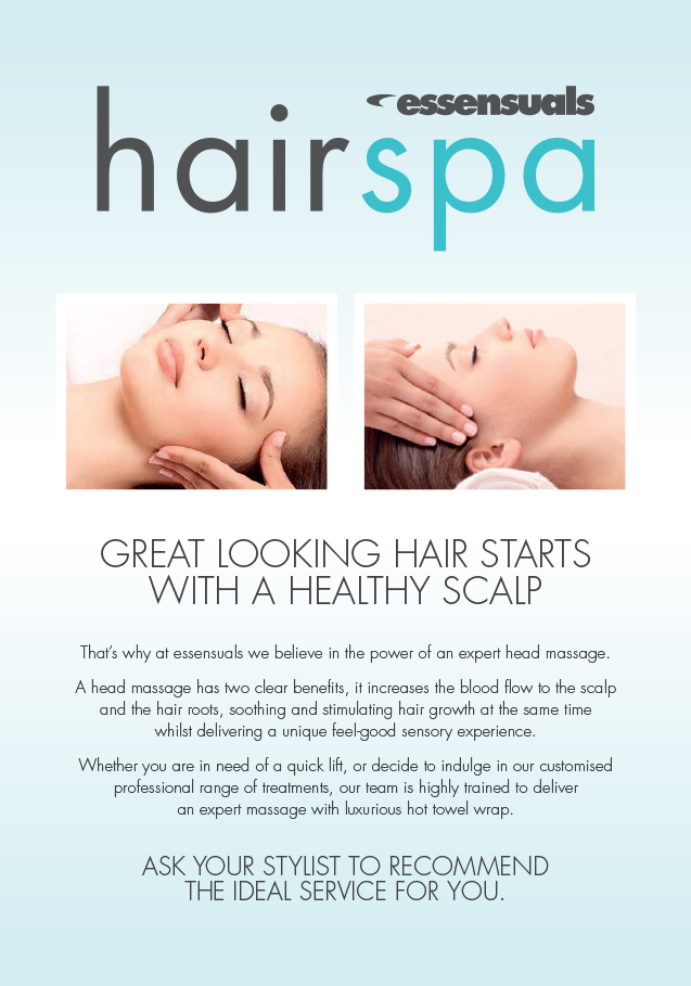 Hair Spa at essensuals bath